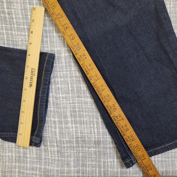 Levi's 514 Flex Straight Fit Jeans Dark Wash Blue Men's 38 (Actual 37x31) - Picture 6 of 11